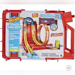 🔥🏎️ Hot Wheels Track Builder Unlimited Fuel Can Stunt Box | NWOT | Complete Set